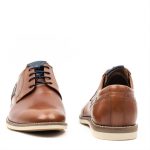 Damiani Ανδρικό Loafer Δετό Δερμάτινο Παπούτσι 2207 Ταμπά