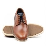 Damiani Ανδρικό Loafer Δετό Δερμάτινο Παπούτσι 2207 Ταμπά