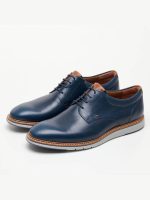 Damiani Δερμάτινα Ανδρικά Casual 2601 Μπλέ Δέρμα