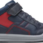 Geox Παιδικό Μποτάκι Για Αγόρια Δερμάτινο J044AA 05411 C0735 J Arzach Boy Μπλέ