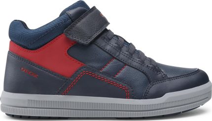 Geox Παιδικό Μποτάκι Για Αγόρια Δερμάτινο J044AA 05411 C0735 J Arzach Boy Μπλέ