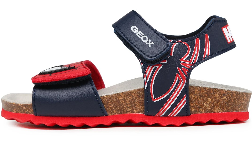 Geox Παιδικό Πέδιλο Για Αγόρια S. Chalki B. B152QC 00058 C4075 Μπλε/Κόκκινο