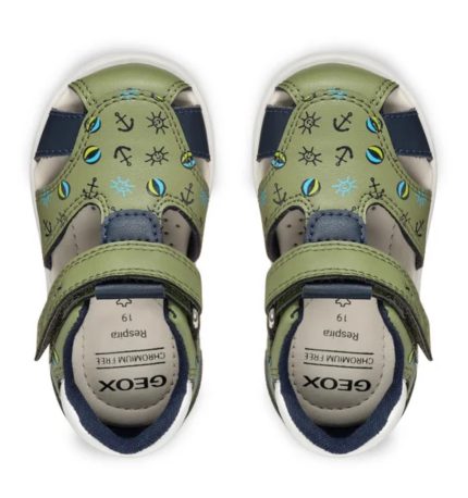 Geox Παιδικά Πέδιλα Για Αγόρι Zapito B556EC 05404 CE3F4 Πράσινο