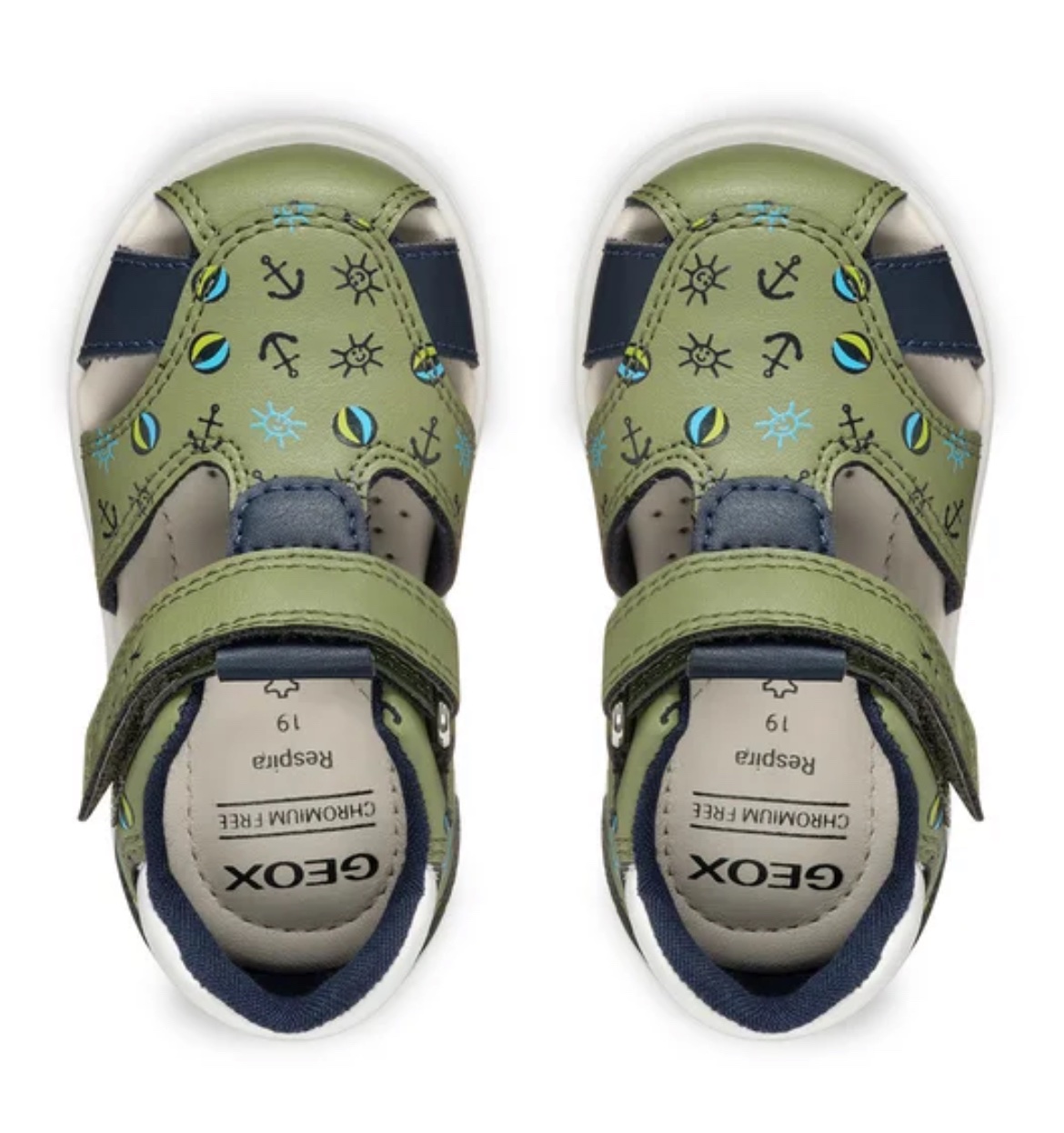 Geox Παιδικά Πέδιλα Για Αγόρι Zapito B556EC 05404 CE3F4 Πράσινο