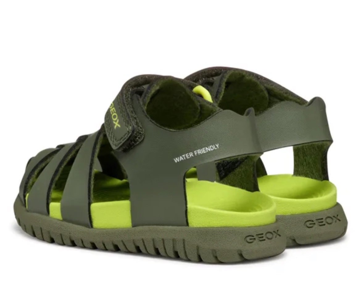 Geox Παιδικό Πέδιλο Για Αγόρι Fusbetto B556AA 000BC C3016 Πράσινο