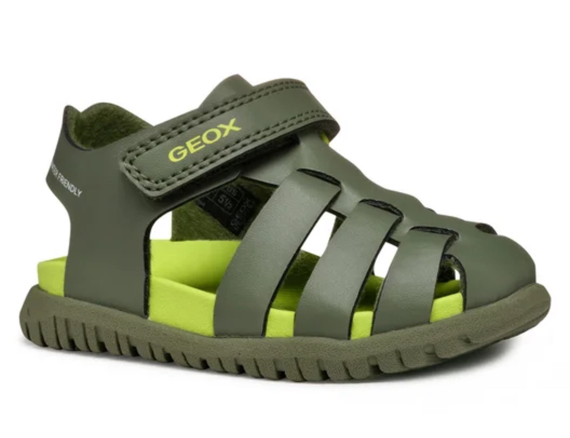 Geox Παιδικό Πέδιλο Για Αγόρι Fusbetto B556AA 000BC C3016 Πράσινο