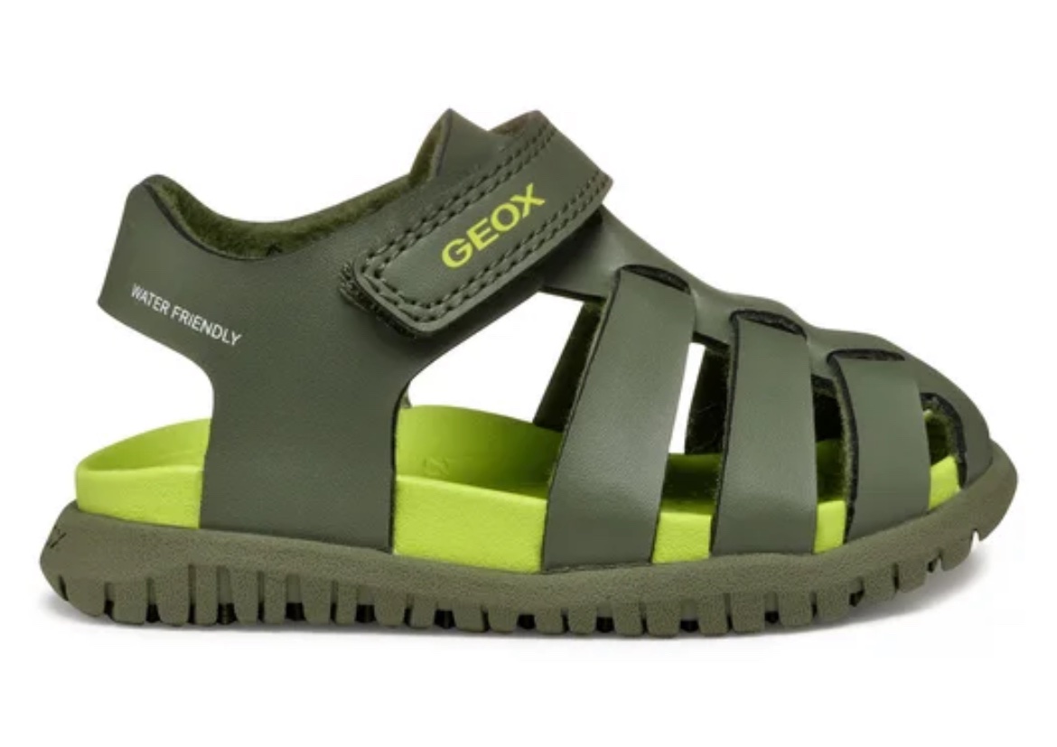 Geox Παιδικό Πέδιλο Για Αγόρι Fusbetto B556AA 000BC C3016 Πράσινο