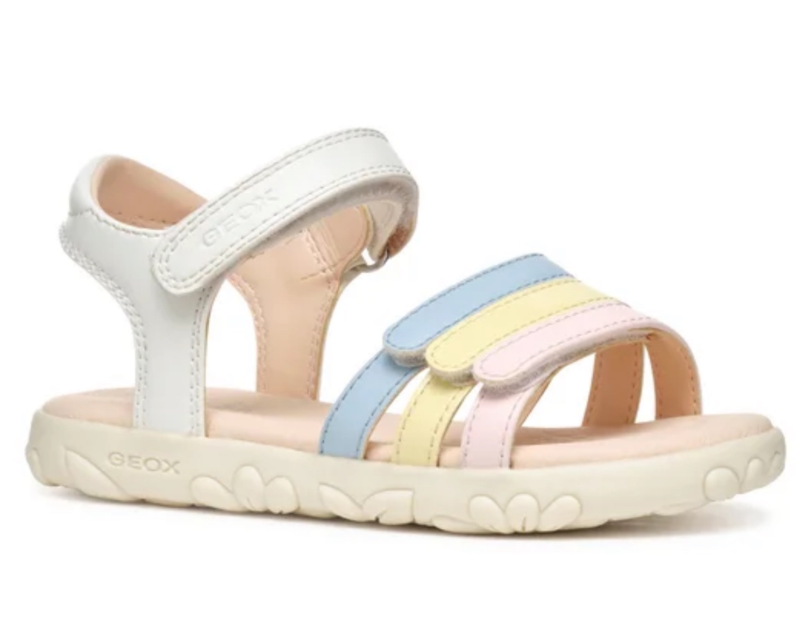 Geox Παιδικά Πέδιλα Για Κορίτσια Sandal J S.Haiti J458ZD 000BC C0653 Πολύχρωμο