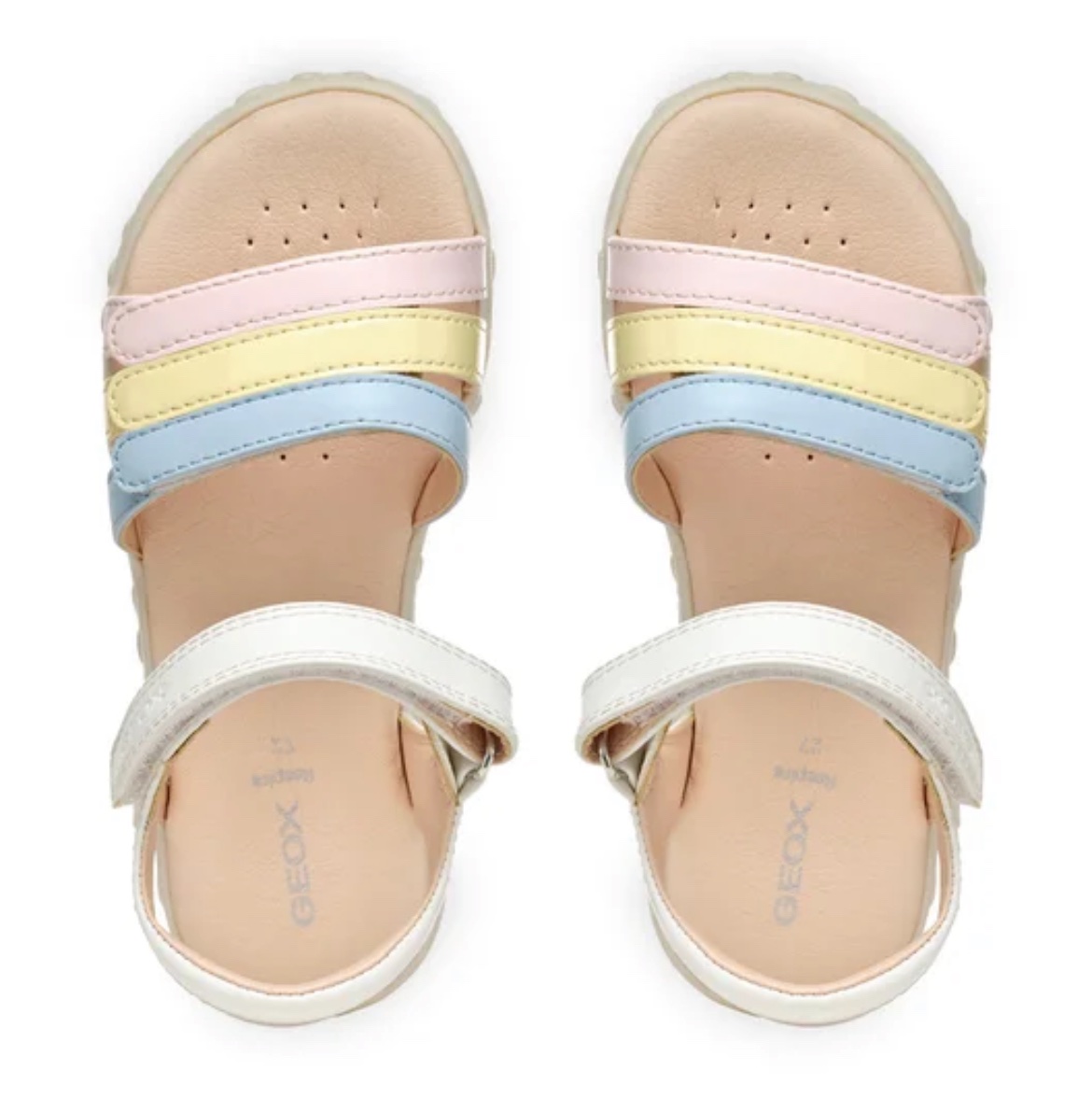 Geox Παιδικά Πέδιλα Για Κορίτσια Sandal J S.Haiti J458ZD 000BC C0653 Πολύχρωμο