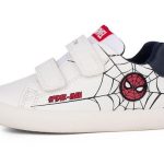 Geox Παιδικά Sneakers Αγόρι Spiderman Gisli B451NE 000BC C0050 Λευκό/Κόκκινο