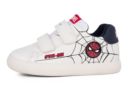 Geox Παιδικά Sneakers Αγόρι Spiderman Gisli B451NE 000BC C0050 Λευκό/Κόκκινο Geox Παιδικά Sneakers Αγόρι Spiderman Gisli B451NE 000BC C0050 Λευκό/Κόκκινο