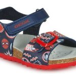 Geox Παιδικό Πέδιλο CHALKI Για Αγόρι A B922QA 0006A C4244  Μπλε/Κόκκινο