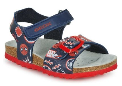 Geox Παιδικό Πέδιλο CHALKI Για Αγόρι A B922QA 0006A C4244  Μπλε/Κόκκινο