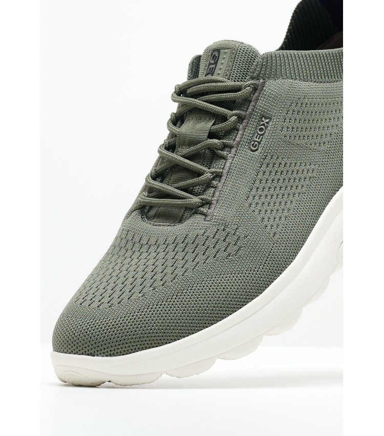 Geox Ανδρικό Ανατομικό Sneaker U15BYA 0006K C3014 U Spherica A DK Χακί