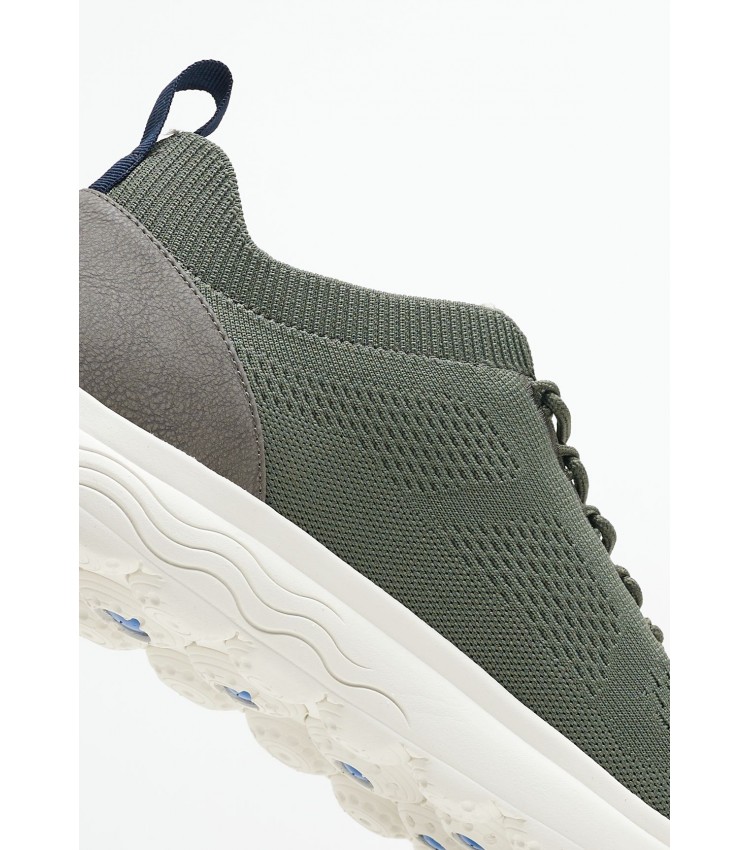 Geox Ανδρικό Ανατομικό Sneaker U15BYA 0006K C3014 U Spherica A DK Χακί