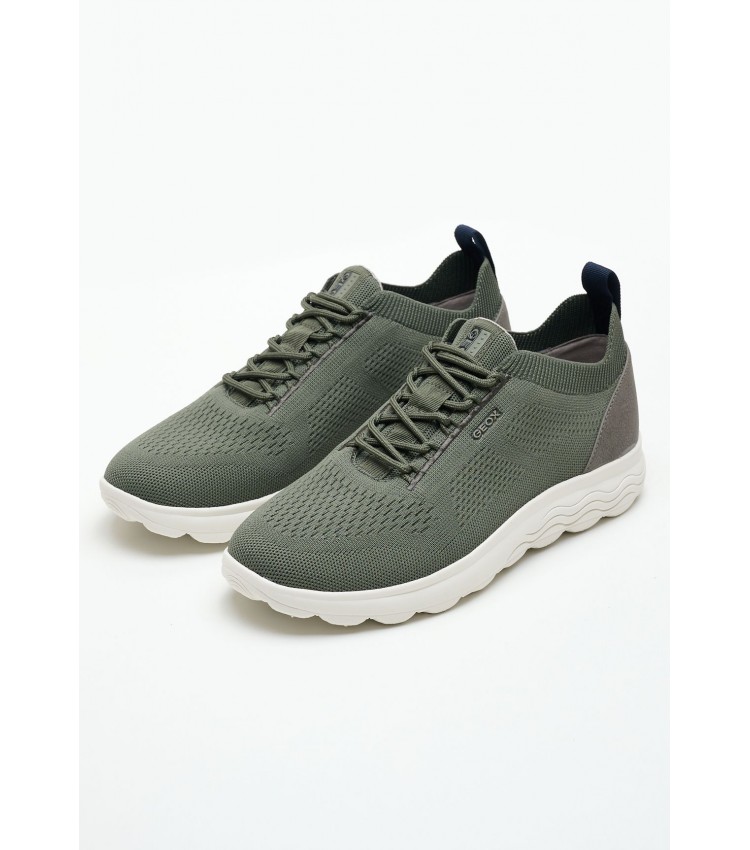 Geox Ανδρικό Ανατομικό Sneaker U15BYA 0006K C3014 U Spherica A DK Χακί