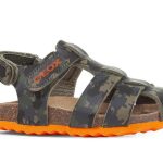 Geox Παιδικά Σανδάλια για Αγόρια B S. Chalki B. B B252QB 00004 C0623 Πράσινο/Πορτοκαλί