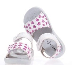 Geox Παιδικά Πέδιλα Για Κορίτσια Sandal B S.Lightfloppy G. B B455TB 00004 C0563 Λευκό/Φούξια