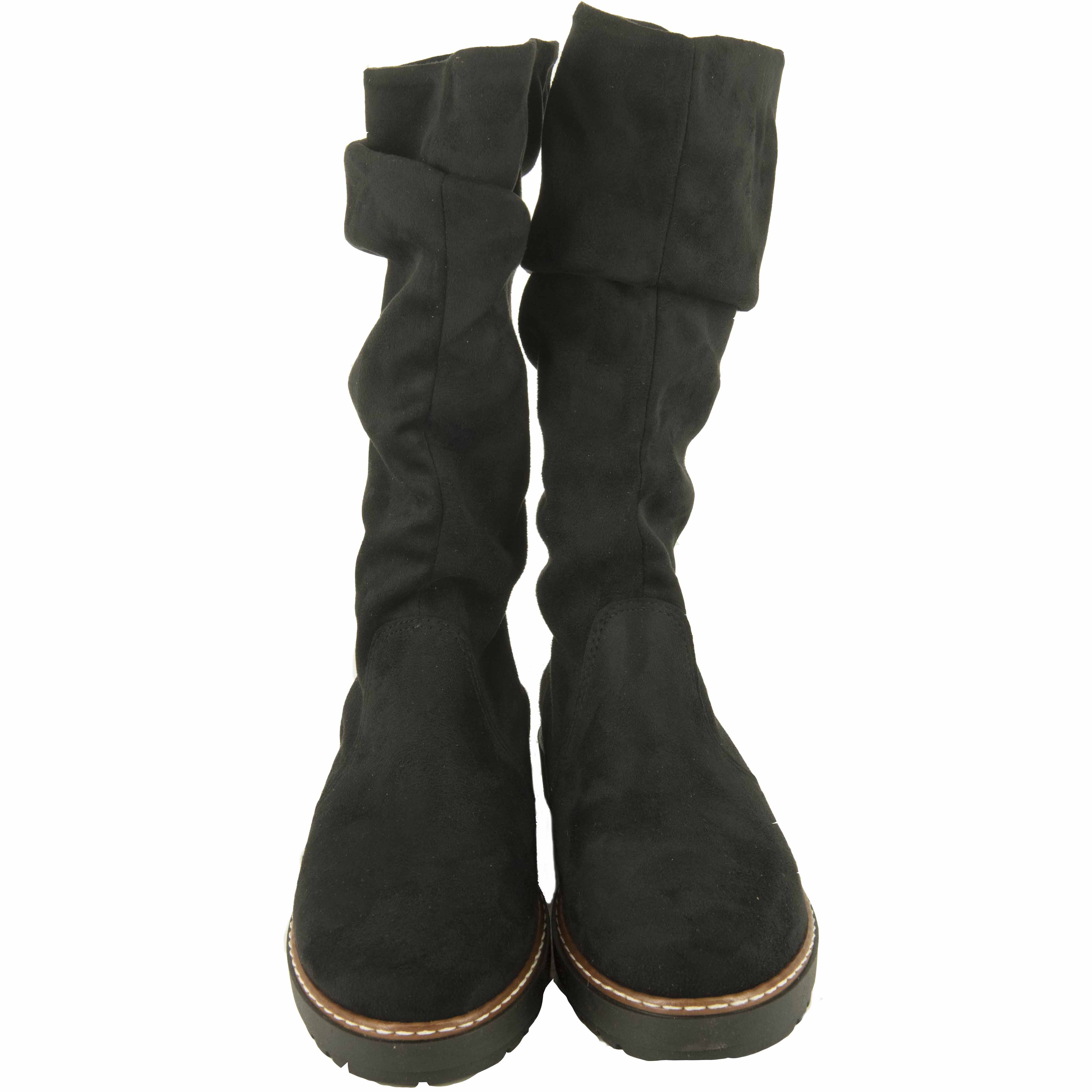 Ioannis  μποτάκι suede 1000 black
