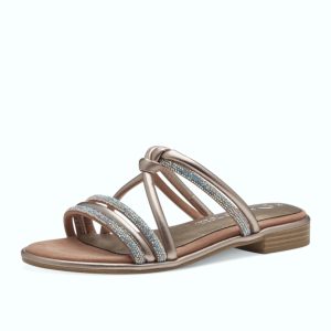 Marco Tozzi Γυναικεία Παντόφλα 2-27101-42 532 Rose Mettalic Comb