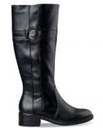 Miss Nv Γυναικεία Μπότα RIDING KNEE-HIGH BOOTS V57-18205-34 Μαύρο