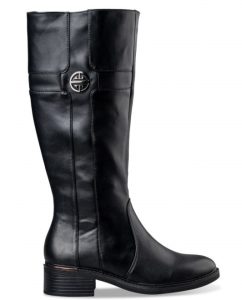 Miss Nv Γυναικεία Μπότα RIDING KNEE-HIGH BOOTS  V57-18205-34 Μαύρο