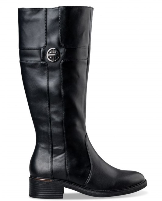 Miss Nv Γυναικεία Μπότα RIDING KNEE-HIGH BOOTS V57-18205-34 Μαύρο Miss Nv Γυναικεία Μπότα RIDING KNEE-HIGH BOOTS V57-18205-34 Μαύρο