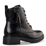 Miss Nv Γυναικεία Combat Μποτάκια V63-18155-34 Μαύρο