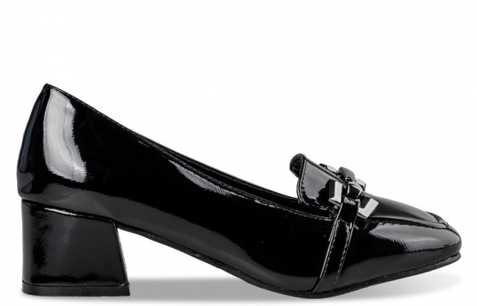 Miss Nv Γυναικεία Loafer V84-18247-34 Μαύρο