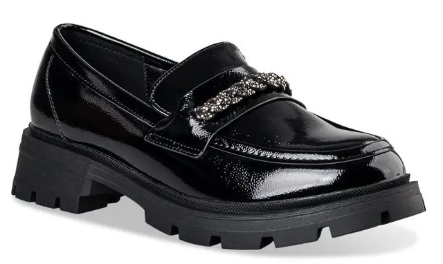 Miss Nv Γυναικεία Loafer V31-20284-34 Μαύρο