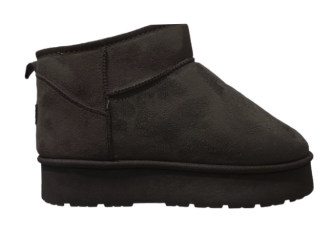 Miss NV Γυναικεία Ugg Μποτάκια S41-20479 Μαύρο