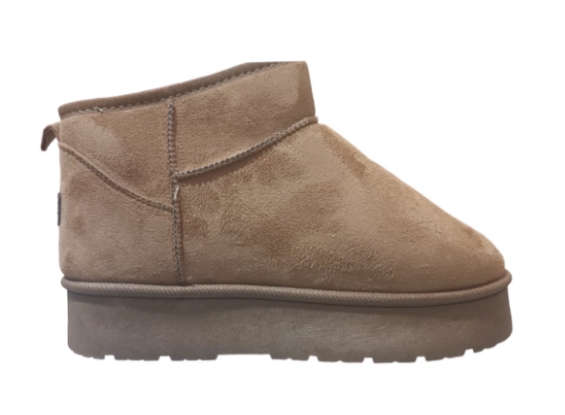 Miss NV Γυναικεία Ugg Μποτάκια S41-20479 Κάμελ