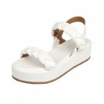 Miss NV Γυναικεία Flatforms V21-15287-33 Λευκό