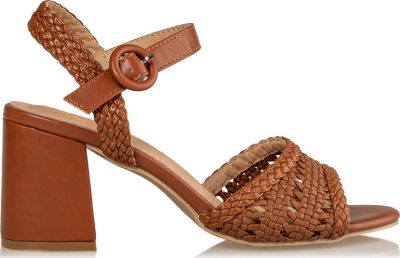 Miss Nv Γυναικεία πέδιλα block heels V84-3176-28 Ταμπά
