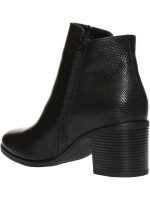 Miss NV Γυναικείο Μποτάκι Mid Heel V57-16664-34 Μαύρο
