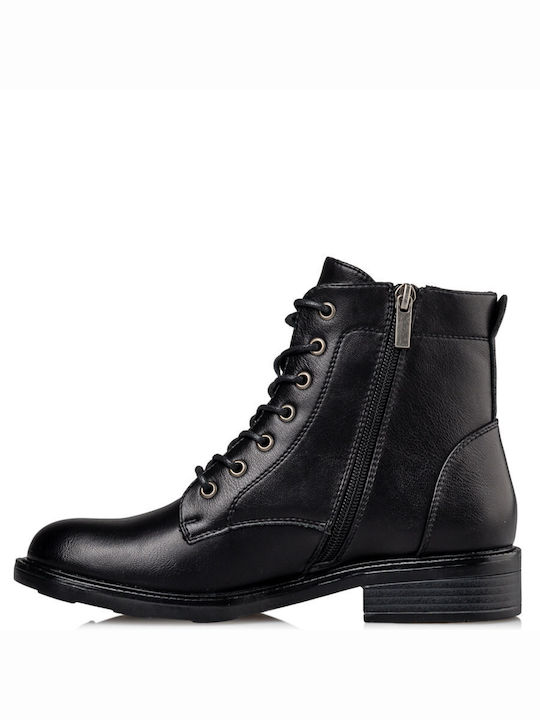 Miss Nv Γυναικείο Combat Αρβυλάκι V63-16385-34 Μαύρο