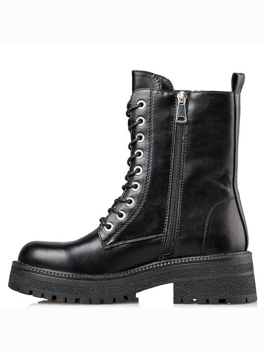 Envie Γυναικείο Αρβυλάκι Combat V49-16235-34 Μαύρο