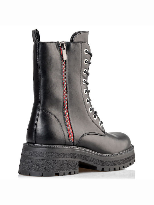 Envie Γυναικείο Αρβυλάκι Combat V49-16235-34 Μαύρο