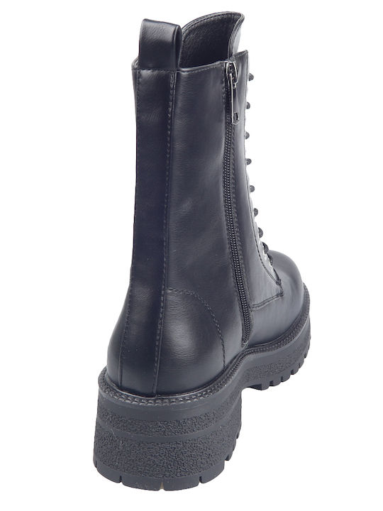 Envie Γυναικείο Αρβυλάκι Combat V49-16235-34 Μαύρο
