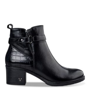 Miss NV Womens Γυναικεία Μποτάκια V63-18148-34 Μαύρο
