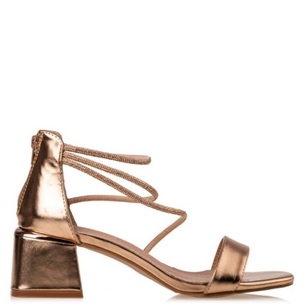 Envie Γυναικείο Πέδιλο Ankle Strap E37-17314-58 Χαλκός