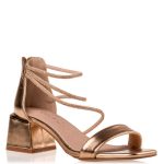Envie Γυναικείο Πέδιλο Ankle Strap E37-17314-58 Χαλκός
