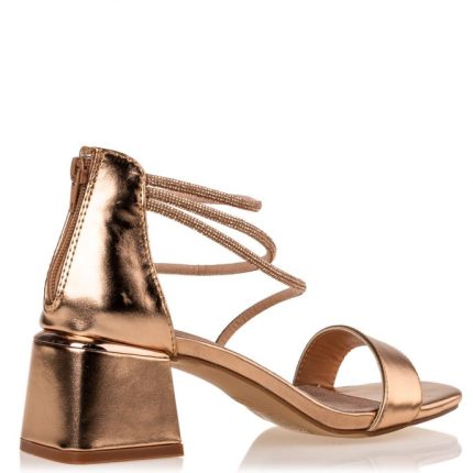 Envie Γυναικείο Πέδιλο Ankle Strap E37-17314-58 Χαλκός