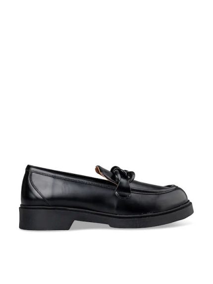 Envie Γυναικείο Δερμάτινο Loafer E02-19021 Μαύρο