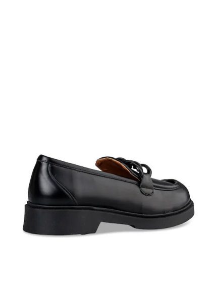 Envie Γυναικείο Δερμάτινο Loafer E02-19021 Μαύρο