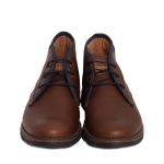 Nice step ανδρικό δερμάτινο μποτάκι 771 brown