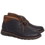 Nice step ανδρικό δερμάτινο μποτάκι 771 blue