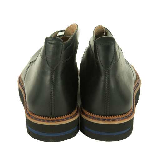 Nice step ανδρικό δερμάτινο μποτάκι 718 black