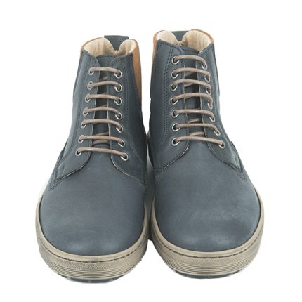 Nice step ανδρικό δερμάτινο μποτάκι 711 black