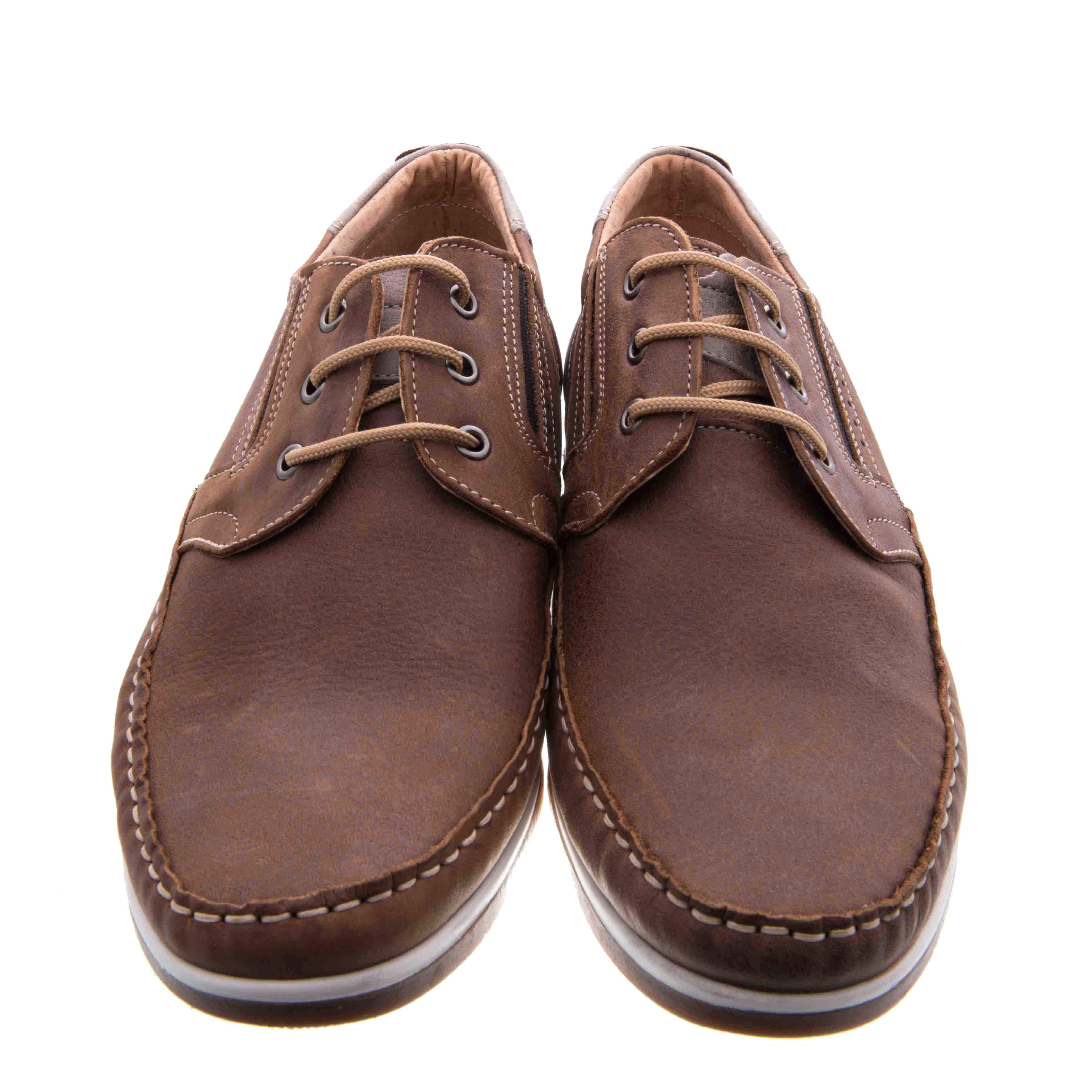 Nice step Ανδρικά loafer 725 καφέ